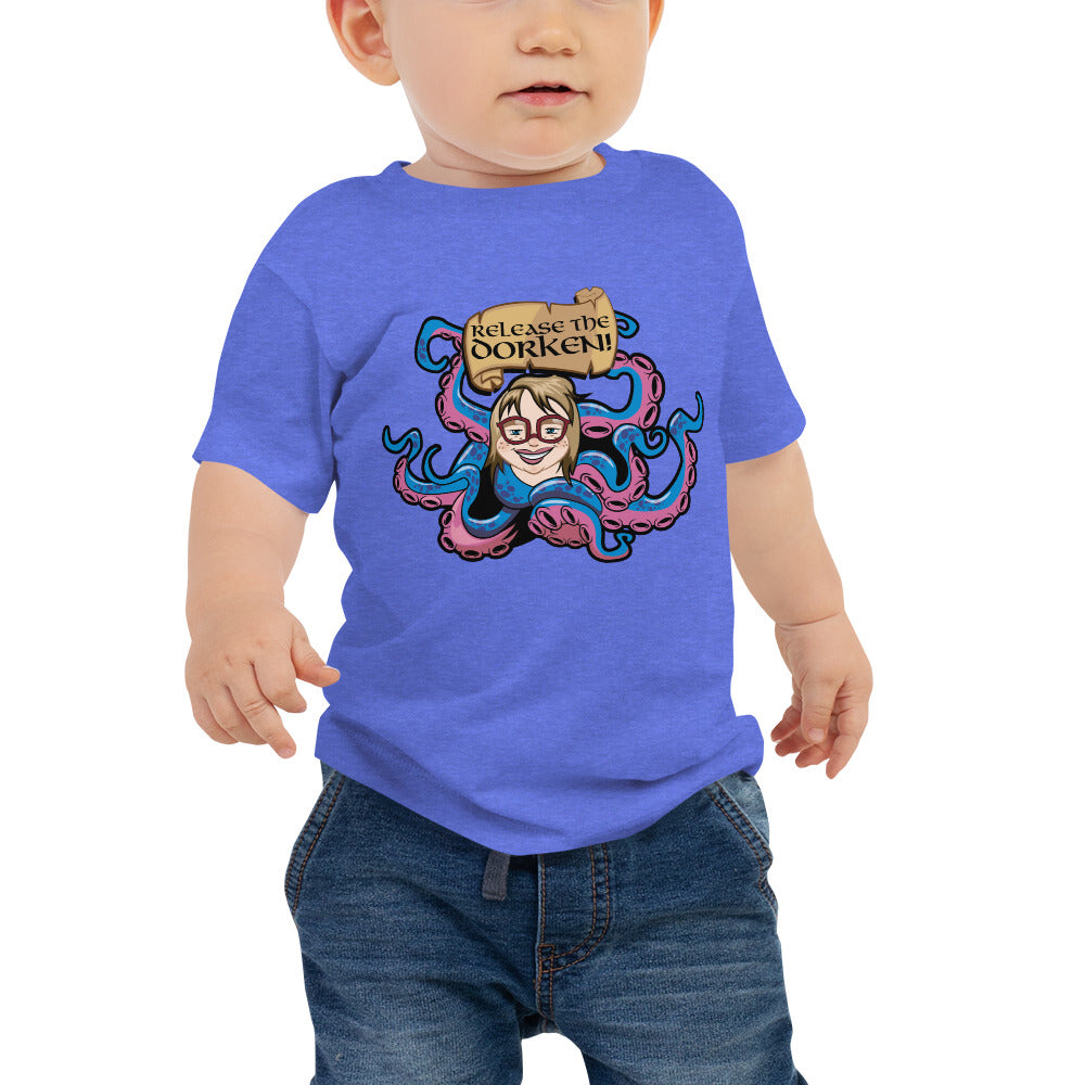 Release The Dorken / Funny Baby Shirt / Raising A Dork / Funny Baby Tee