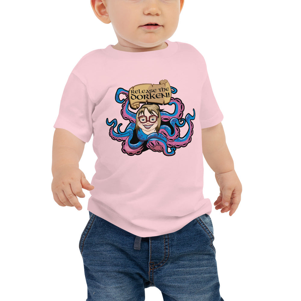 Release The Dorken / Funny Baby Shirt / Raising A Dork / Funny Baby Tee