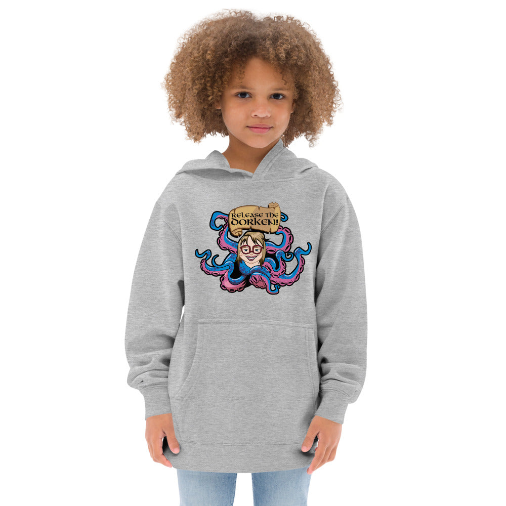 Release The Dorken / Funny Kids Hoodie / Raising A Dork / Funny Kids Fleece Hoodie