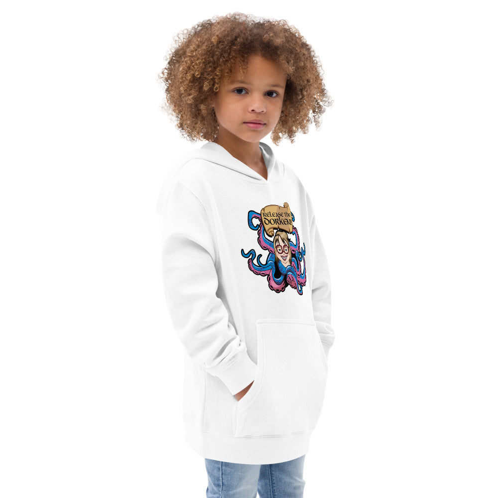 Release The Dorken / Funny Kids Hoodie / Raising A Dork / Funny Kids Fleece Hoodie