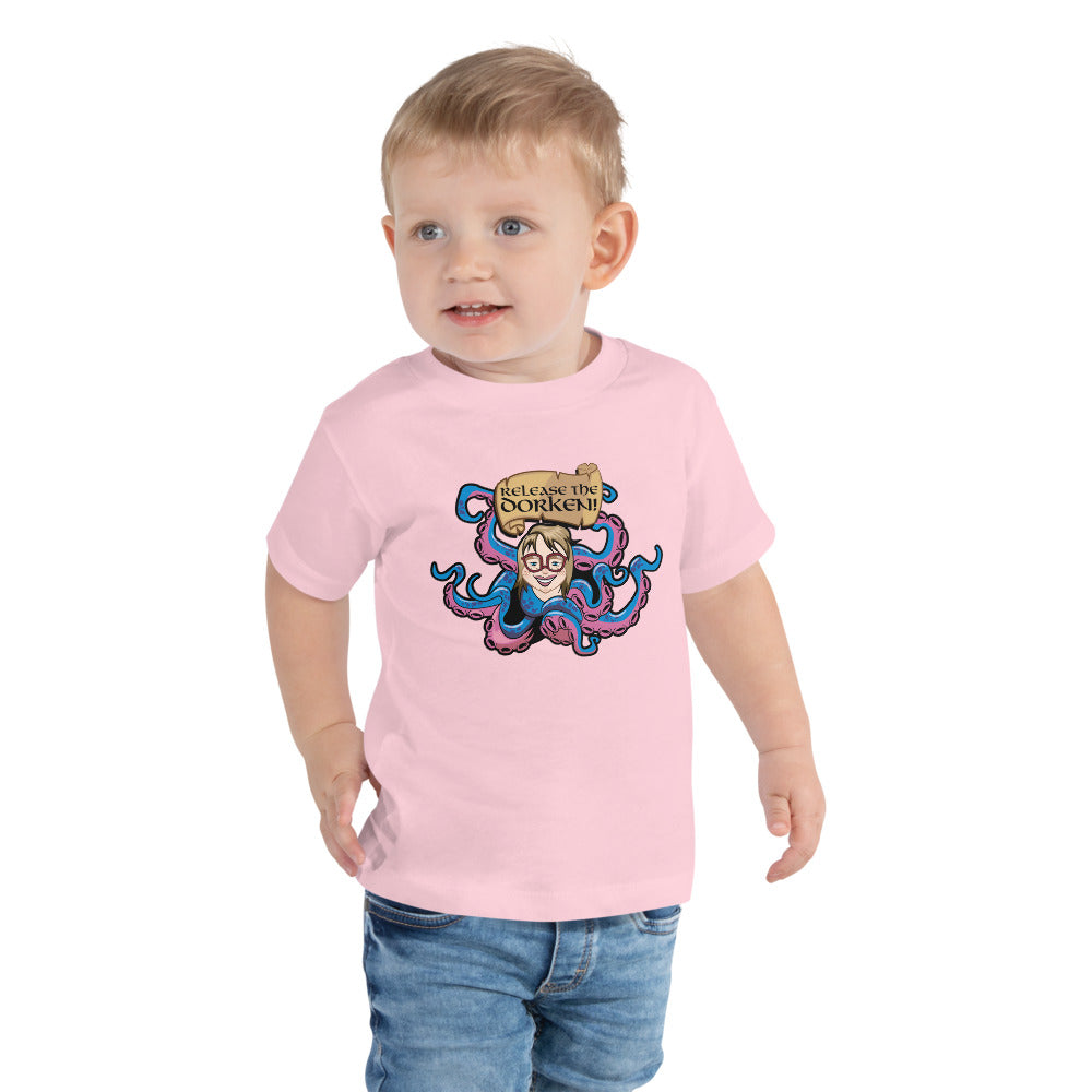Release The Dorken / Funny Toddler Shirt / Raising A Dork / Funny Toddler Tee