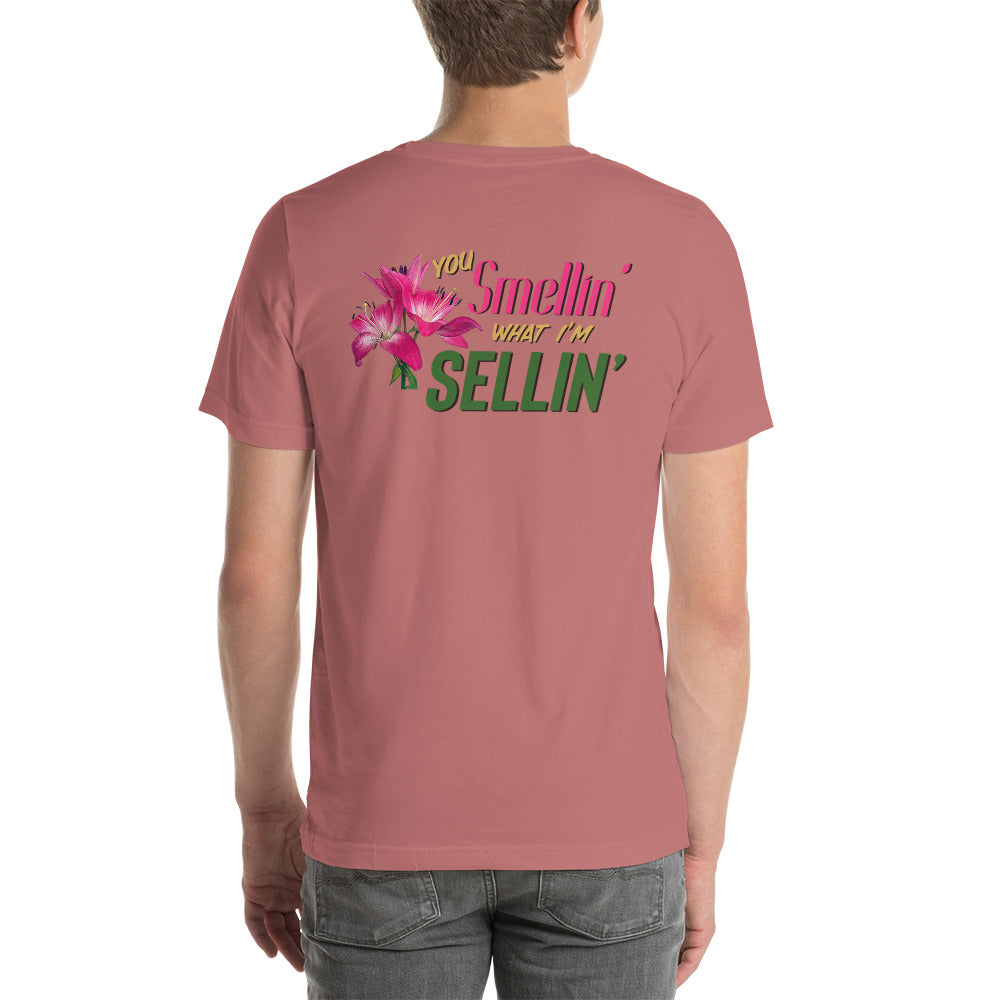 Smellin What I'm Sellin / Men's Funny T-shirts / Funny Men's Shirts
