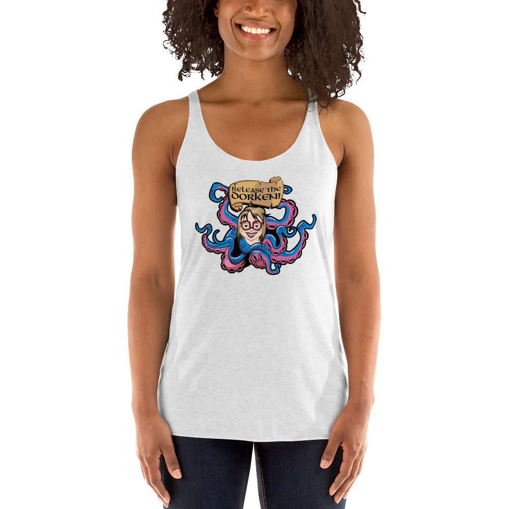 Release The Dorken / Funny Women's Tank Top / Women's Funny Tank Top / Express Your Dorkiness