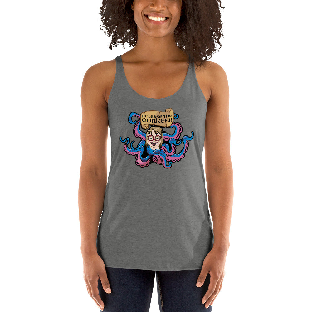 Release The Dorken / Funny Women's Tank Top / Women's Funny Tank Top / Express Your Dorkiness