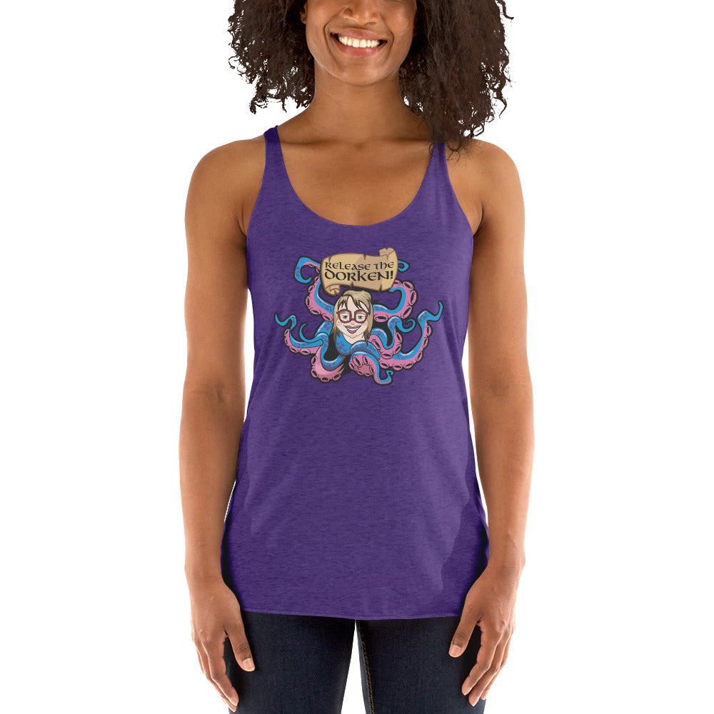 Release The Dorken / Funny Women's Tank Top / Women's Funny Tank Top / Express Your Dorkiness