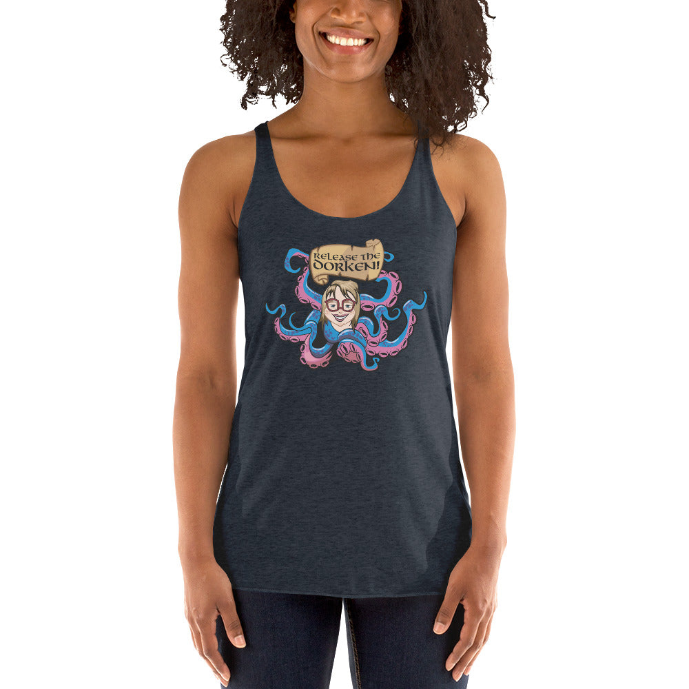 Release The Dorken / Funny Women's Tank Top / Women's Funny Tank Top / Express Your Dorkiness