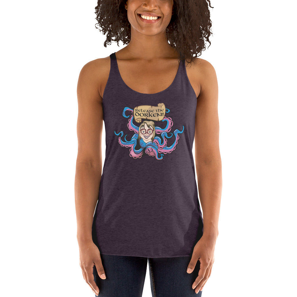 Release The Dorken / Funny Women's Tank Top / Women's Funny Tank Top / Express Your Dorkiness