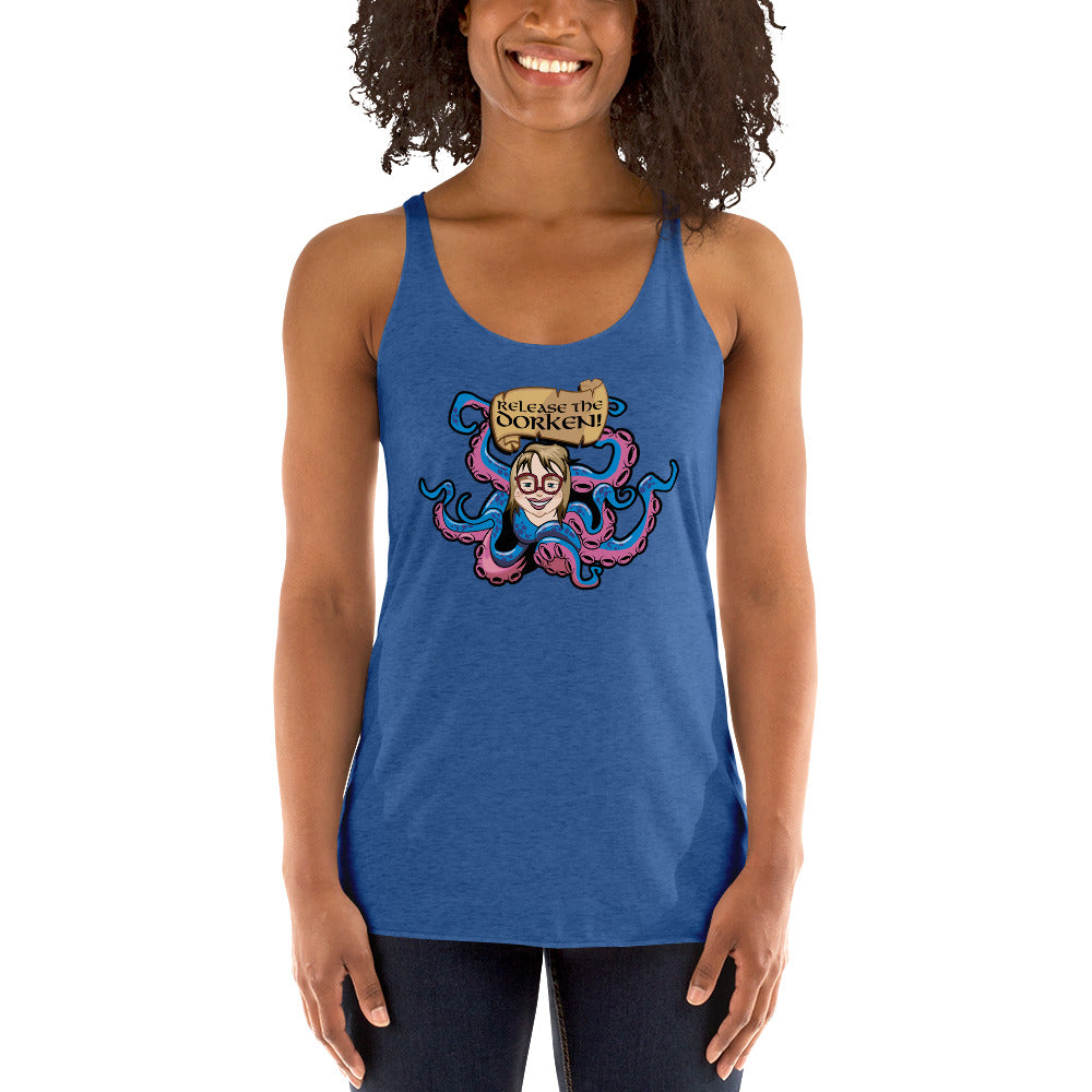 Release The Dorken / Funny Women's Tank Top / Women's Funny Tank Top / Express Your Dorkiness