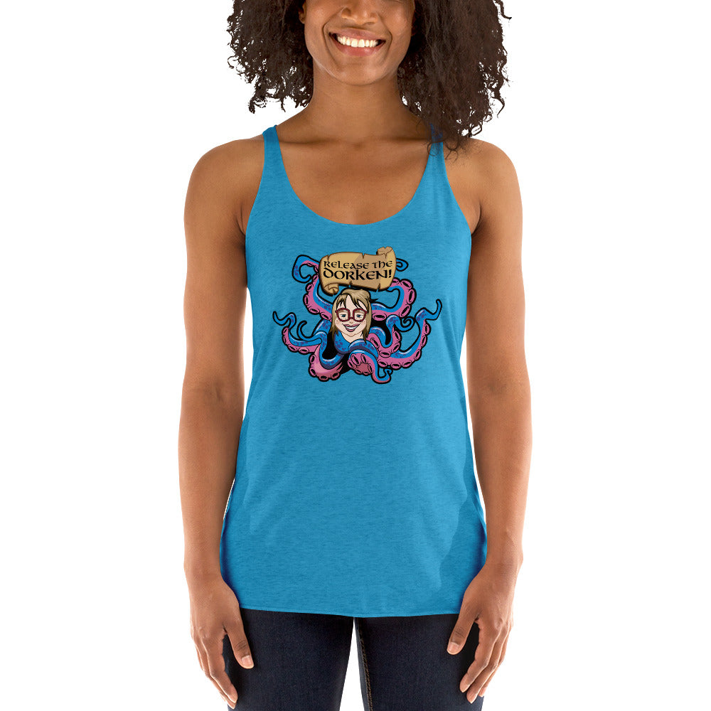 Release The Dorken / Funny Women's Tank Top / Women's Funny Tank Top / Express Your Dorkiness