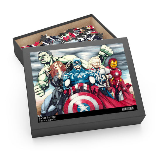 Avengers Superhero Jigsaw Puzzle (120, 252, 500-Pieces)