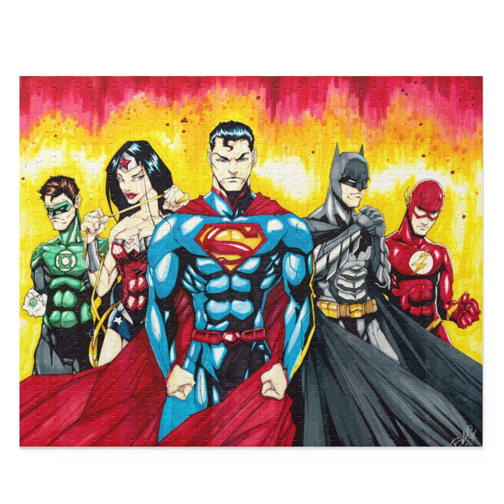 DC Justice League Superhero Jigsaw Puzzle (120, 252, 500-Pieces)