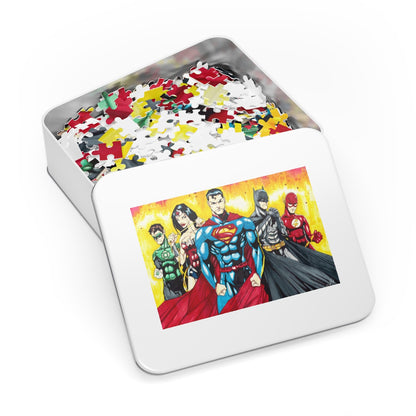 DC Justice League Superhero Jigsaw Puzzle (1000-Pieces)