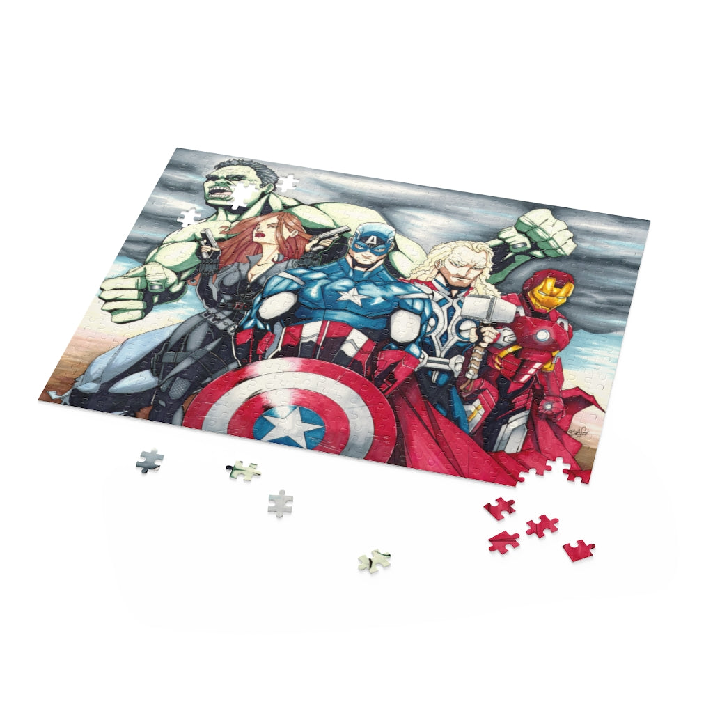 Avengers Superhero Jigsaw Puzzle (120, 252, 500-Pieces)