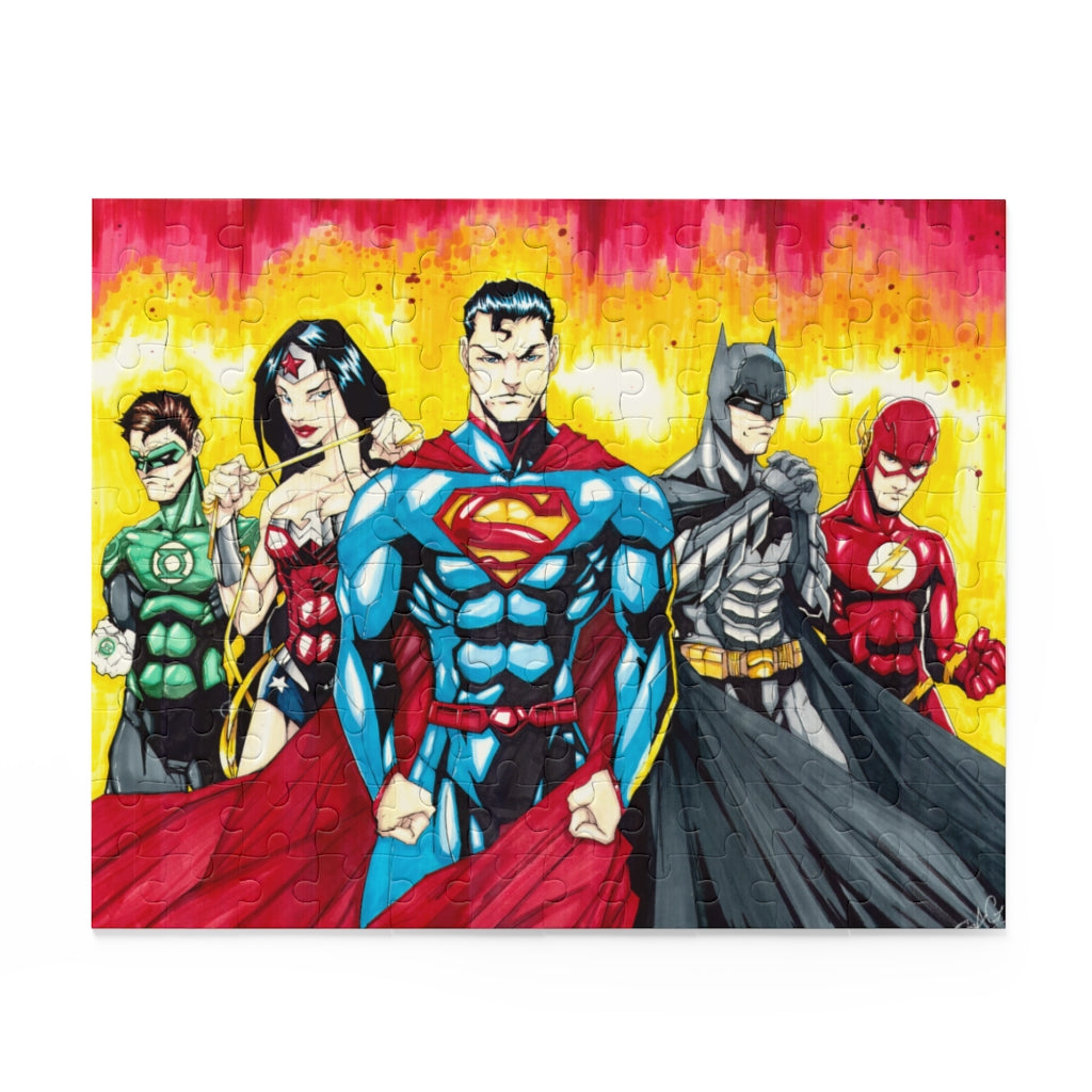 DC Justice League Superhero Jigsaw Puzzle (120, 252, 500-Pieces)