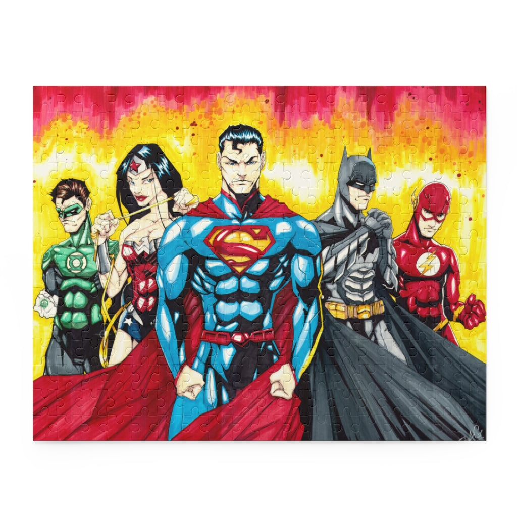 DC Justice League Superhero Jigsaw Puzzle (120, 252, 500-Pieces)