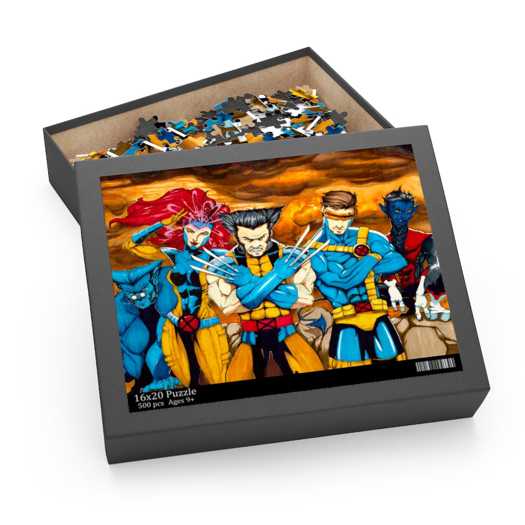 X-Men Men Superhero Jigsaw Puzzle (120, 252, 500-Pieces)