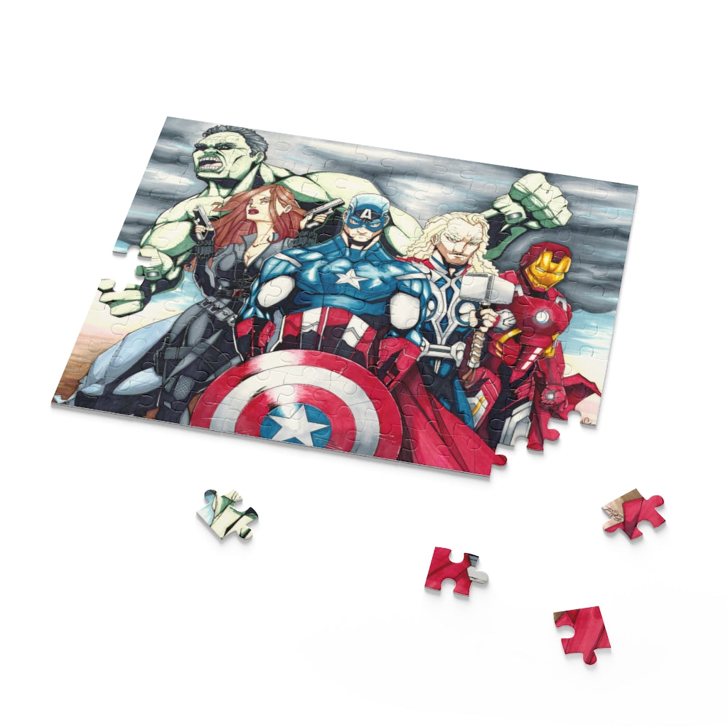 Avengers Superhero Jigsaw Puzzle (120, 252, 500-Pieces)