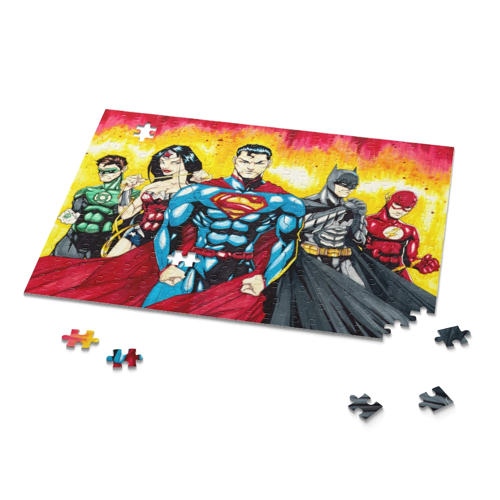 DC Justice League Superhero Jigsaw Puzzle (120, 252, 500-Pieces)