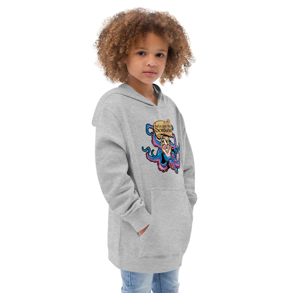 Release The Dorken / Funny Kids Hoodie / Raising A Dork / Funny Kids Fleece Hoodie