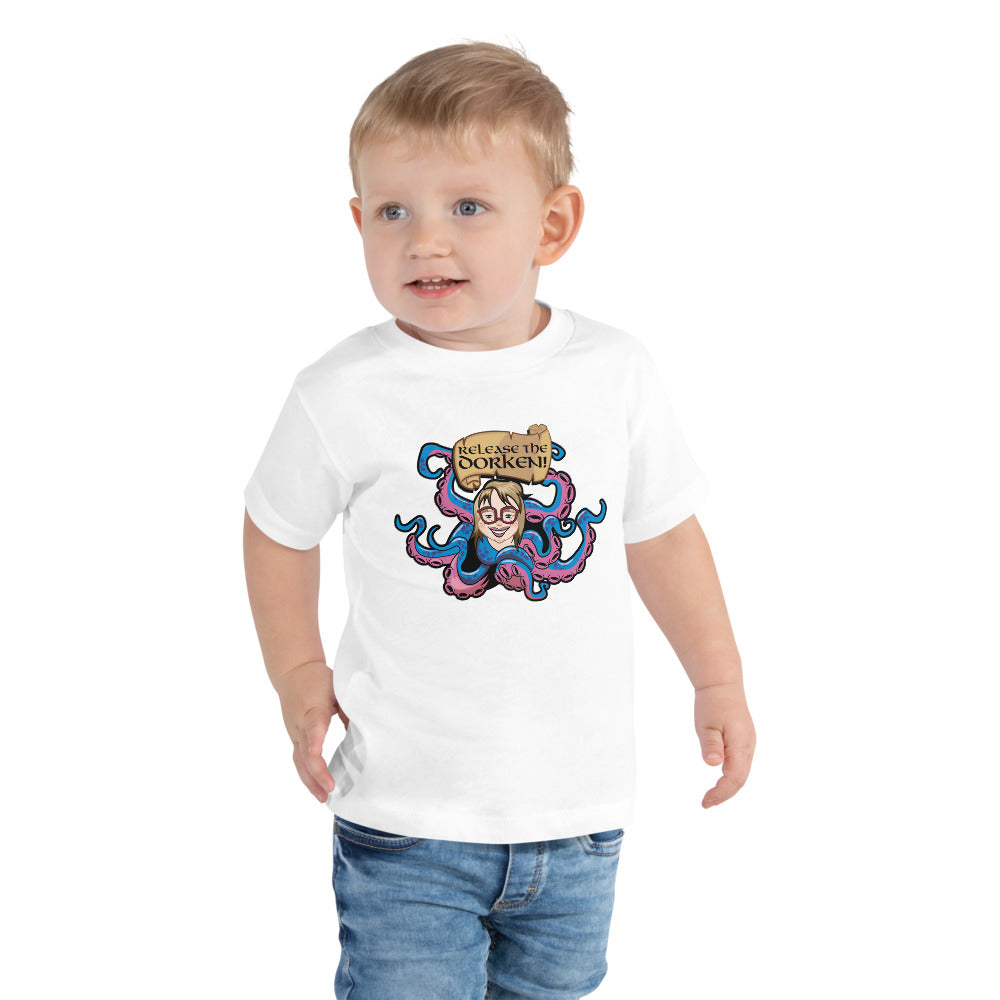 Release The Dorken / Funny Toddler Shirt / Raising A Dork / Funny Toddler Tee