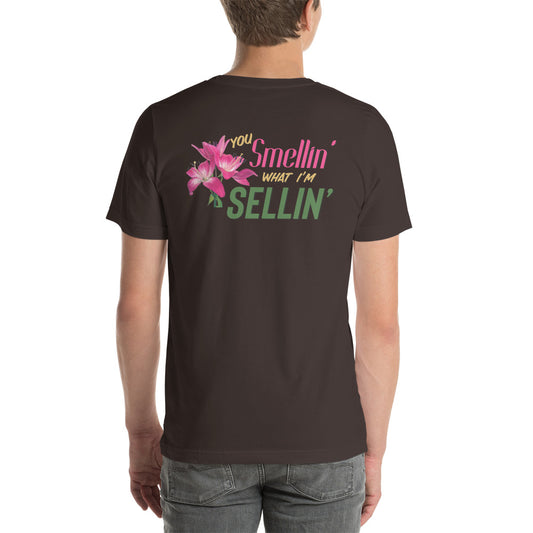 Smellin What I'm Sellin / Men's Funny T-shirts / Funny Men's Shirts