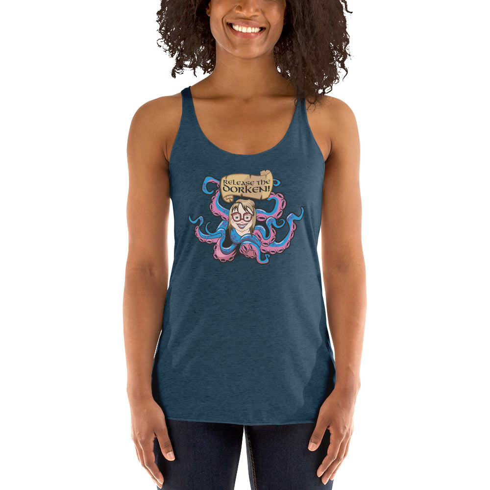 Release The Dorken  / Funny Women's Tank Top / Women's Funny Tank Top / Express Your Dorkiness