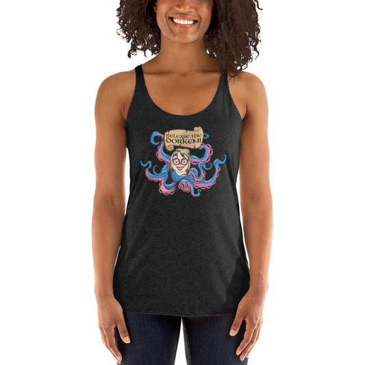 Release The Dorken  / Funny Women's Tank Top / Women's Funny Tank Top / Express Your Dorkiness