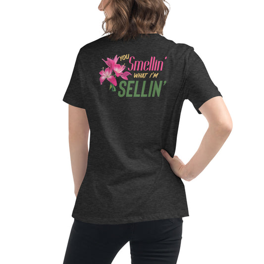 Smellin What I'm Sellin / Women's Funny T-shirts / Funny Women's Shirts